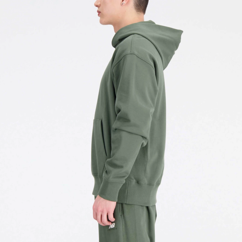 New Balance Athletics Remastered French Terry Cotton-Jersey Hoodie - S